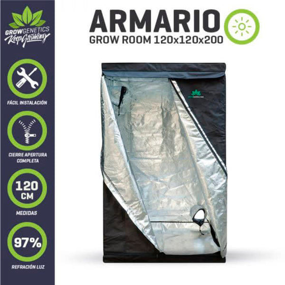 Grow Genetics - Grow Genetics - Armario Carpa Grow Room 200 x 200