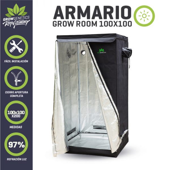 Grow Genetics - Grow Genetics - Armario Carpa Grow Room 100 x 100