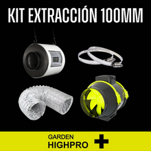  Kit Extracción 100mm Garden Highpro